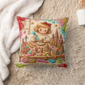 KERST ~ Oude peperkoekhuizen ~ Kussen (Deken)