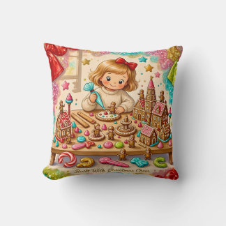 KERST ~ Oude peperkoekhuizen ~ Kussen