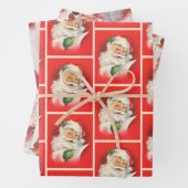 Kerst Oude Stijl  Sinterklaaspatroon Inpakpapier Vel (In situ)