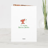 Kerst Ouders van het bos Eekhoorn Feestdagen Kaart (Achterkant)