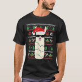 Kerst Outfit Lelijke Kerstmis Lama Kerst T S T-shirt (Voorkant)