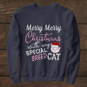 Kerst Outfit Merry Party Gepersonaliseerde Kat Hui Trui