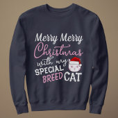 Kerst Outfit Merry Party Gepersonaliseerde Kat Hui Trui