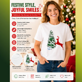 Kerst outfit voor kinderen | Leuke rendier trui T-shirt