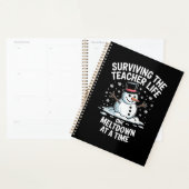 Kerst Overlevende Leraar Leven Meltdown Kerstmis Planner (Display)