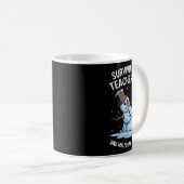 Kerst Overlevende Lerarenleven Meltdown Kerstvrouw Koffiemok (Voorkant rechts)