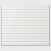 Kerst overvloed elegante botanische gebladerte cadeaupapier (Vlak)