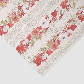 Kerst Overvloed Elegante Poinsettia vakantie Tissuepapier (Detail)