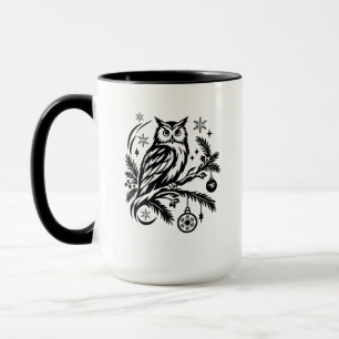 Kerst Owl Koffiemok Mok