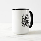 Kerst Owl Koffiemok Mok (Voorkant rechts)