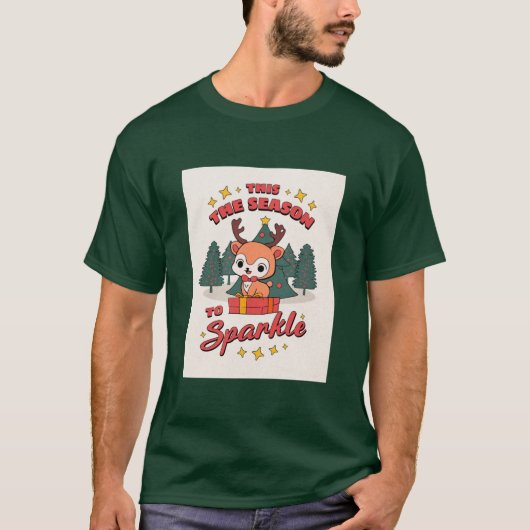 Kerst Paar T-shirt (Voorkant)