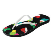 Kerst paar teenslippers (Schuin)