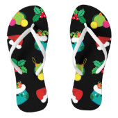 Kerst paar teenslippers (Voetbed)