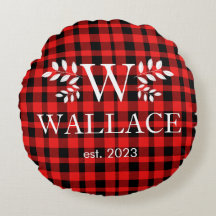 Kerst Paar vakantie monogram pasgetrouwde foto