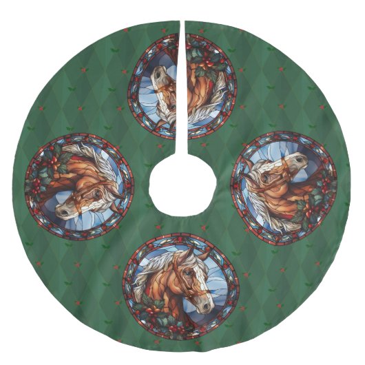 Kerst Paard Boom Rok Kerstboom Rok (Voorkant)