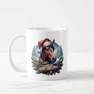 Kerst Paard Koffiemok