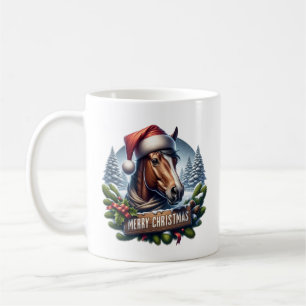 Kerst Paard Koffiemok