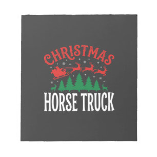Kerst Paard Truck Sinterklaas Arrenslee Notitieblok