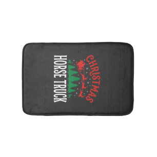 Kerst Paard Truck Sinterklaas Slede Badmat