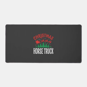 Kerst Paard Truck Sinterklaas Slede Bureaumat