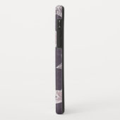 Kerst paarse sneeuwvlok sterren patroon Case-Mate iPhone case (Achterkant/links)