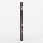 Kerst paarse sneeuwvlok sterren patroon Case-Mate iPhone case (Achterkant/rechts)