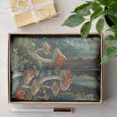 Kerst Paddenstoel Fee Decoupage Tissuepapier (Geschenk)