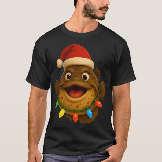 Kerst Paddenvis T-shirt (Voorkant)