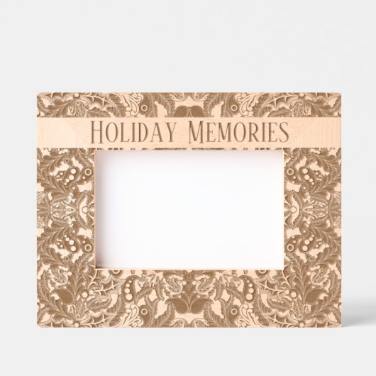 Kerst Paisley "Herinneringen aan vakantie" Gegraveerde Lijstjes (Voorkant)