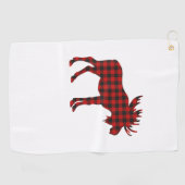 Kerst Pajama Moose T-shirt Dieren Pyjama Xmas Gif Golfhanddoek (Horizontaal)