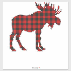 Kerst Pajama Moose T-shirt Dieren Pyjama Xmas Gif Sticker