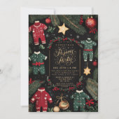 Kerst Pajama Party Kinder Pajama Party Kaart (Voorkant)