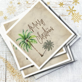 Kerst Palm Elegant Merry Servet