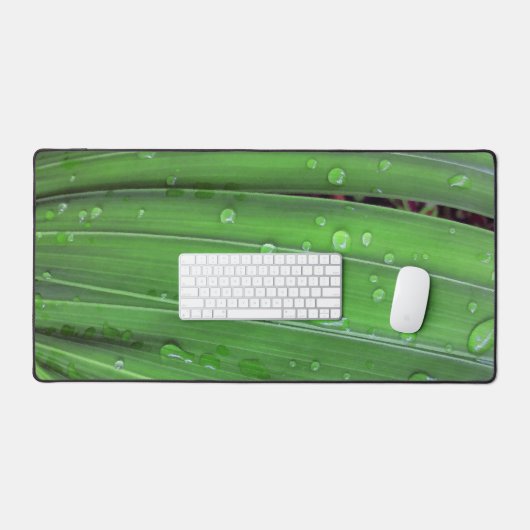 Kerst Palm en Raindrops Desk Mat (Keyboard & Muis)