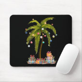 Kerst Palm Tree Light Hawaiian Tropical Funny Muismat (Met muis)