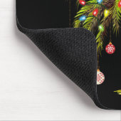 Kerst Palm Tree Light Hawaiian Tropical Xmas 1 Muismat (Hoek)
