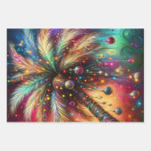 Kerst Palm Tree Tropical Beach Decoupage Inpakpapier Vel (Voorkant 2)