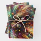 Kerst Palm Tree Tropical Beach Decoupage Inpakpapier Vel (In situ)