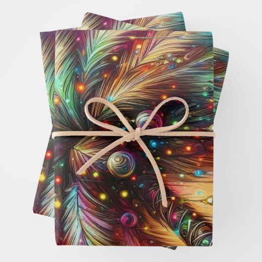 Kerst Palm Tree Tropical Beach Decoupage Inpakpapier Vel (In situ)