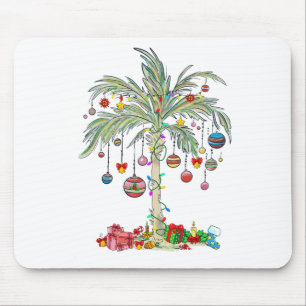 Kerst Palm Tree Tropical Xmas Beach Florida Ha Muismat