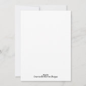 Kerst palmboom kerstkaart (Achterkant)