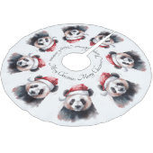 Kerst Panda, aanpasbaar Kerstboom Rok (Gekanteld)