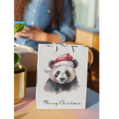 Kerst Panda, aanpasbaar Medium Cadeauzakje