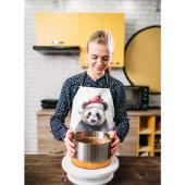 Kerst Panda, aanpasbaar Schort