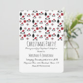 Kerst Panda Kado Kerstbomen Kaart (Staand voorkant)