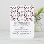 Kerst Panda Kado Kerstbomen Kaart (Staand voorkant)