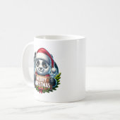 Kerst Panda Koffiemok (Voorkant links)