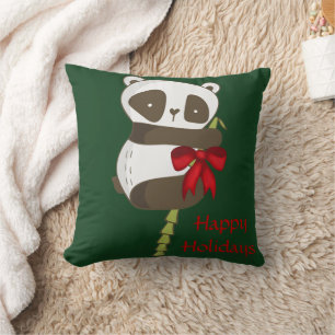 Kerst Panda Kussen
