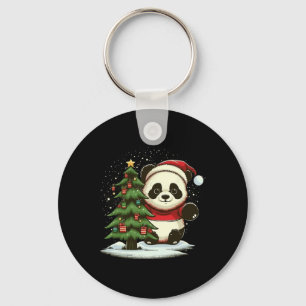Kerst Panda Sinterklaas Op Kerstmis Panda  Sleutelhanger