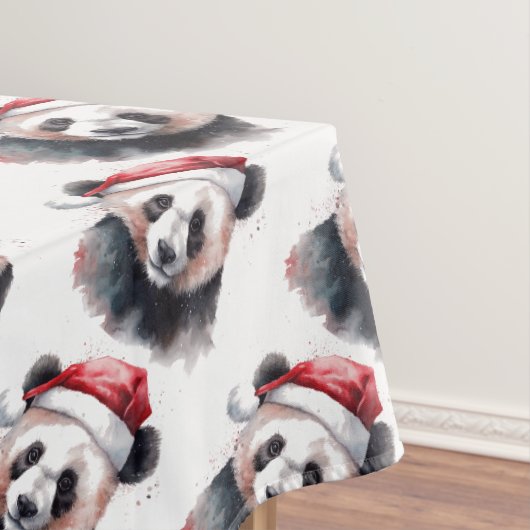 Kerst Panda Tafelkleed (Voorbeeld)